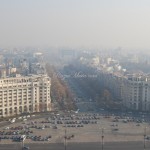 Изглед от двореца в Букурещ